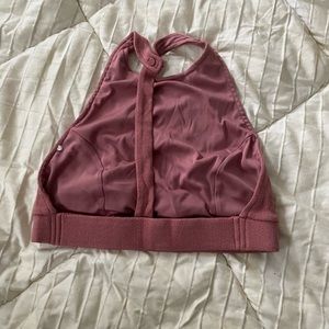 Crop top with open back